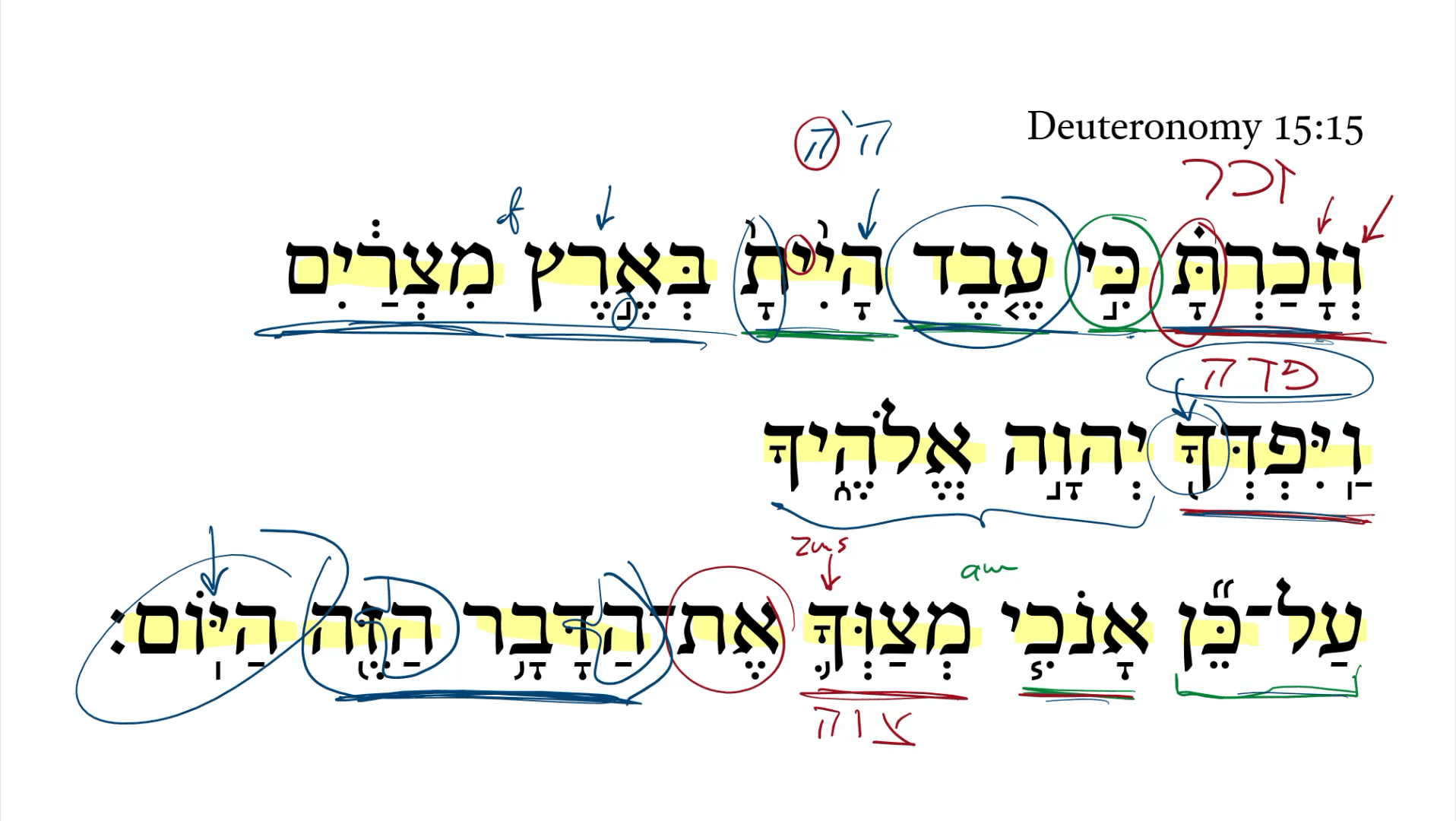 DEUTERONOMY 15 EXPLAINED visual data 6