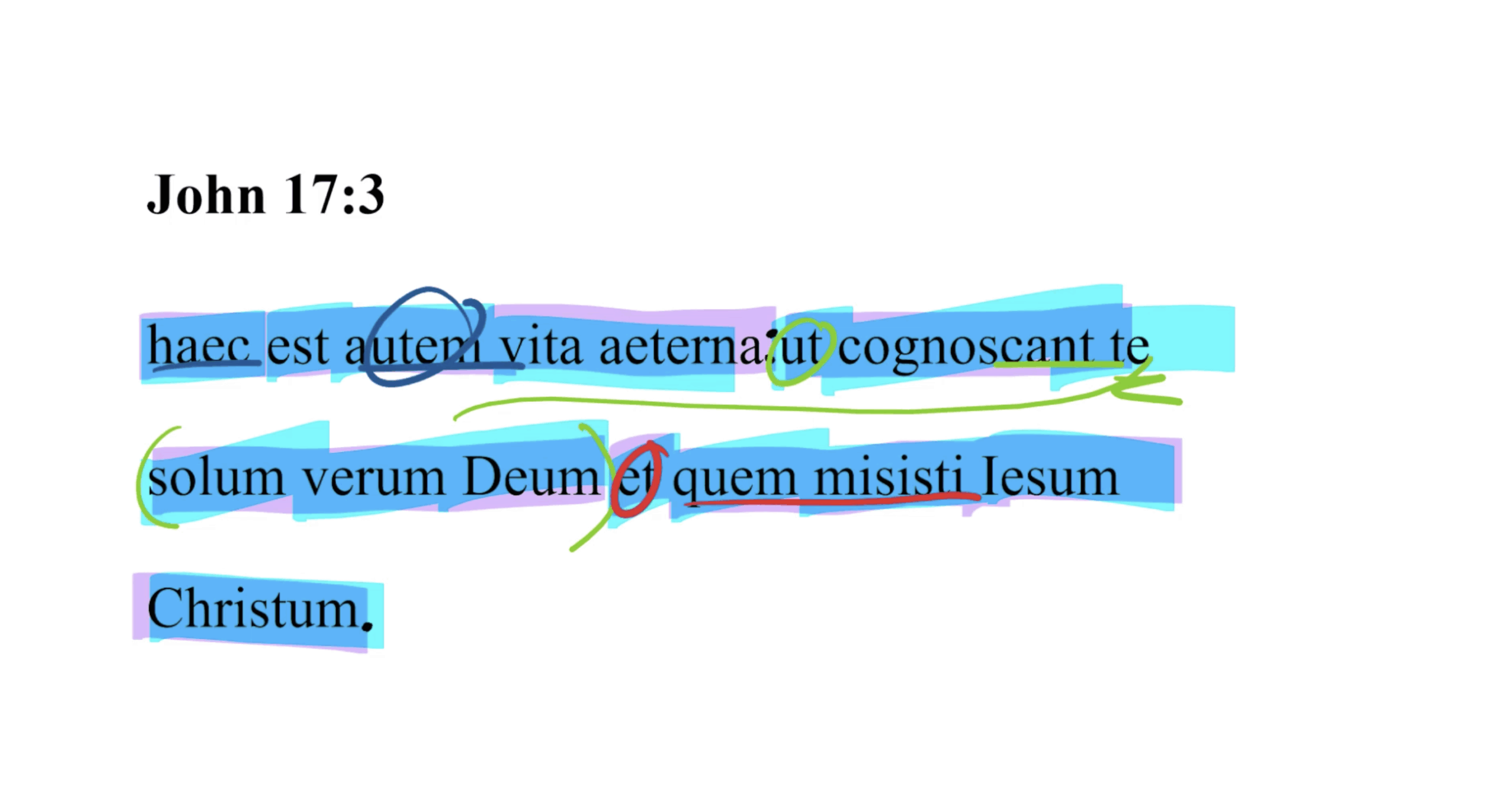 John 17:3 Latin Vulgate | Daily Dose of Latin